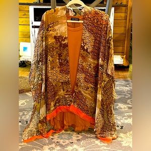 Kimono with matching shirt